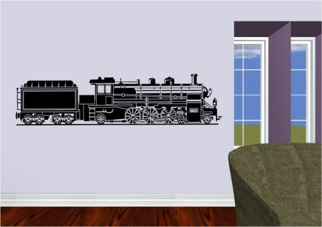 Steam Engine Train Sticker