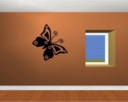 Curvy Butterfly Sticker