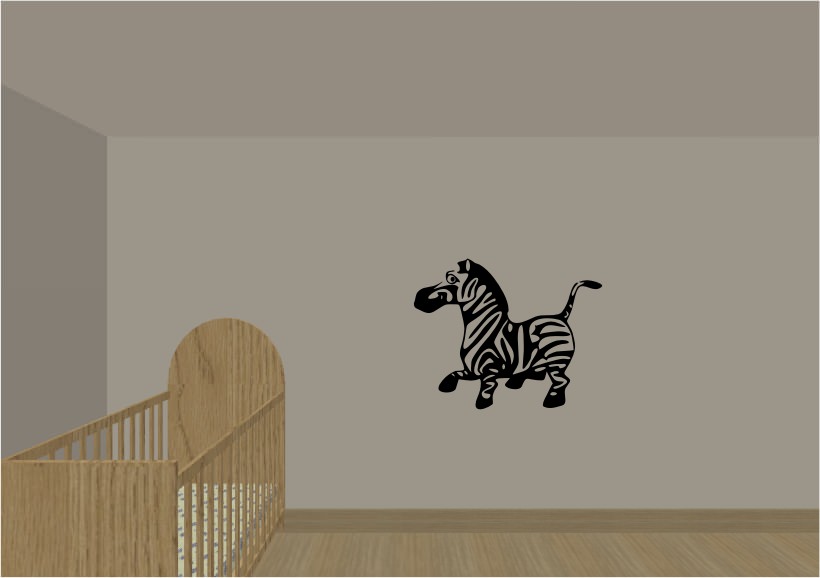 Miniature Zebra Sticker
