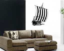 Viking Longboat Sticker