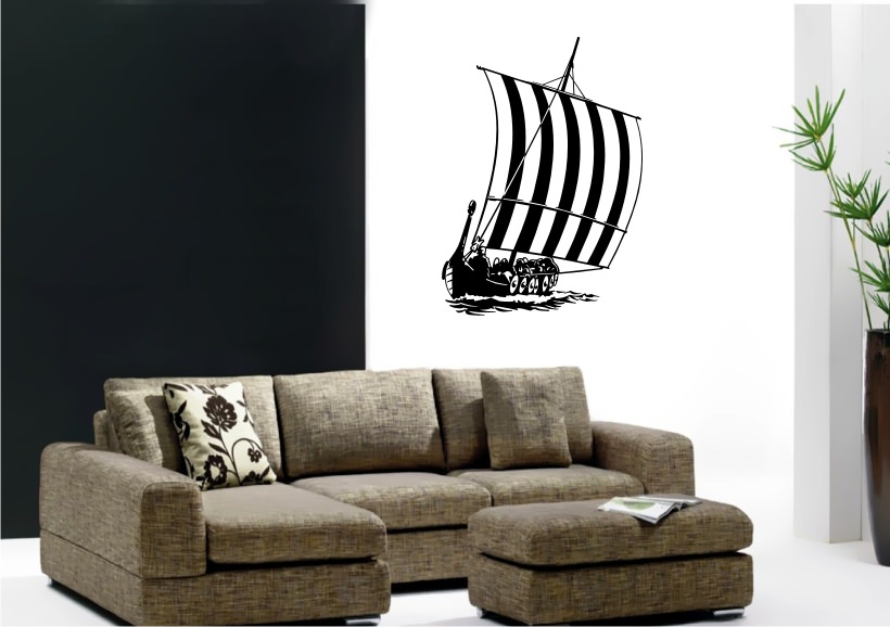 Viking Longboat Sticker