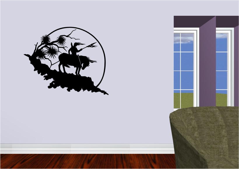 Warrior on Horseback Sticker