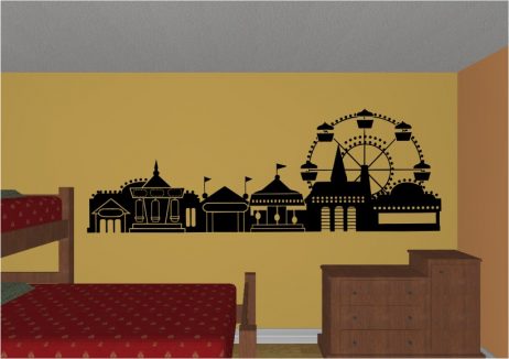 Amusement Park Design #2 Sticker