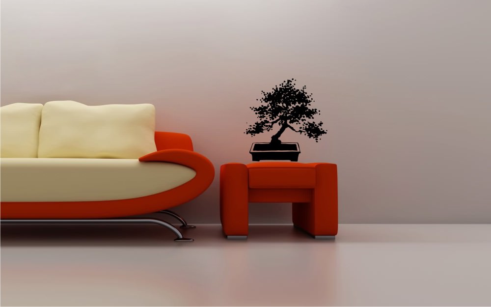 Large Bonsai Tree Sticker