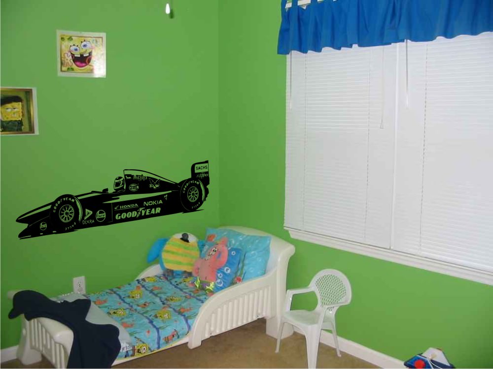 Formula 1 Race Car Side Sticker