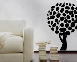 Spheres Tree Design Sticker