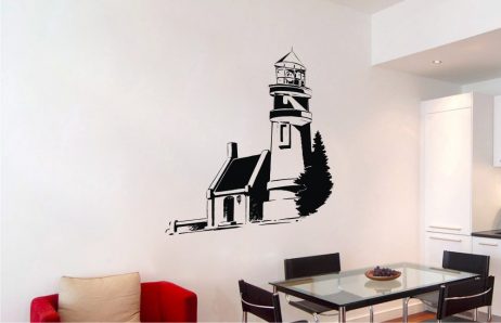 Lighthouse Design Sticker