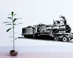 Detailed Steam Train Sticker