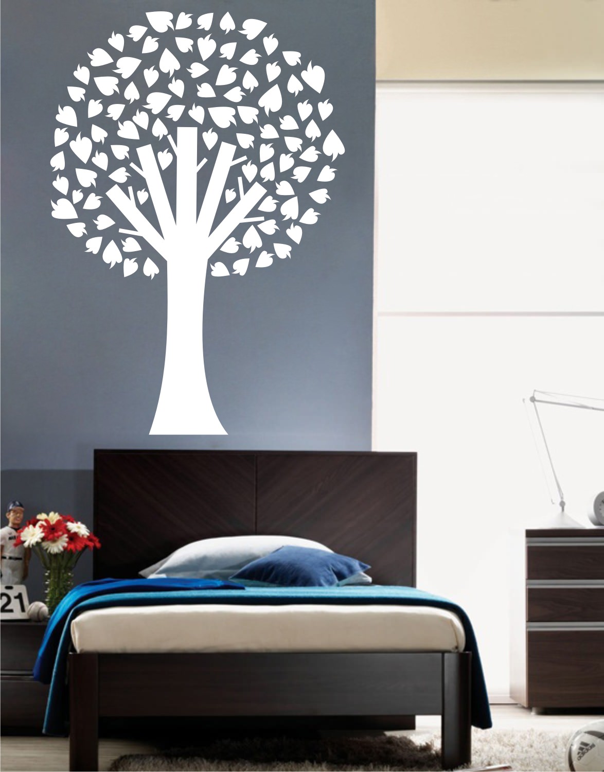 Tree with Leaves Sticker