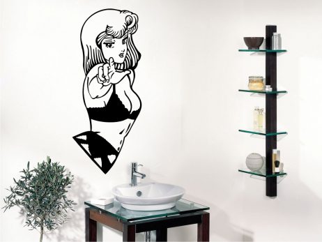 Cartoon Girl Sticker