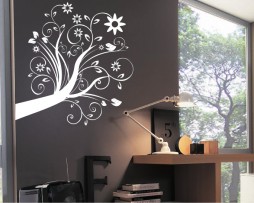 Tree Branch with Flowers Sticker