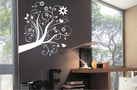 Tree Branch with Flowers Sticker