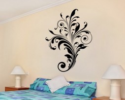 Abstract Scroll Design Sticker