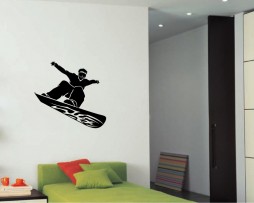 Snowboarder Design Sticker