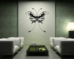 Long Abstract Butterfly Sticker