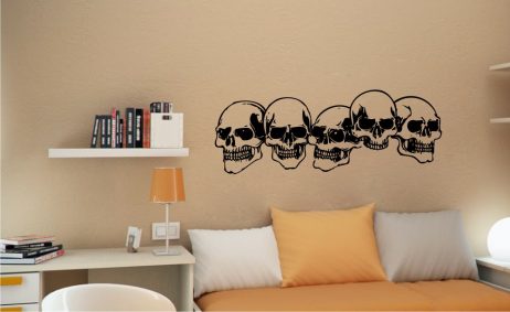 Wall of Skulls Sticker