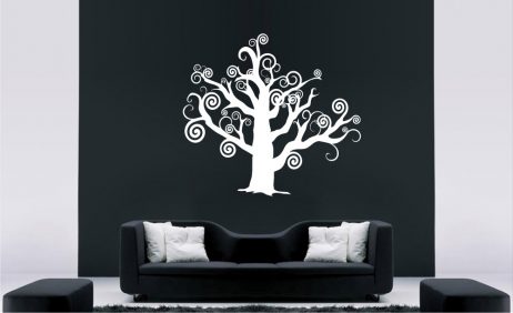 Tree Branch Swirls Sticker