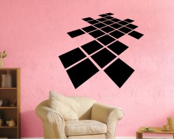Geometric Squares Sticker