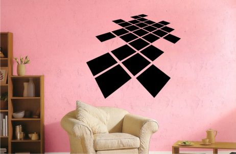 Geometric Squares Sticker