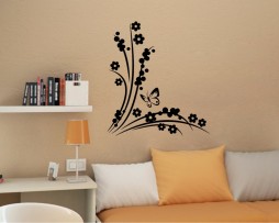 Butterfly Flower Design #8 Sticker