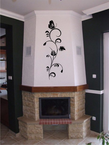 Butterfly Plant Design #7 Sticker