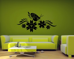 Butterfly Flower Design #15 Sticker