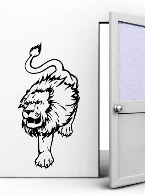 Ferocious Lion #2 Sticker