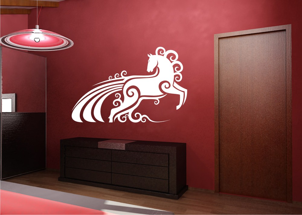 Prancing Horse Design Sticker
