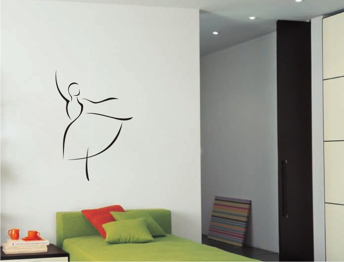 Dancing Contours Sticker
