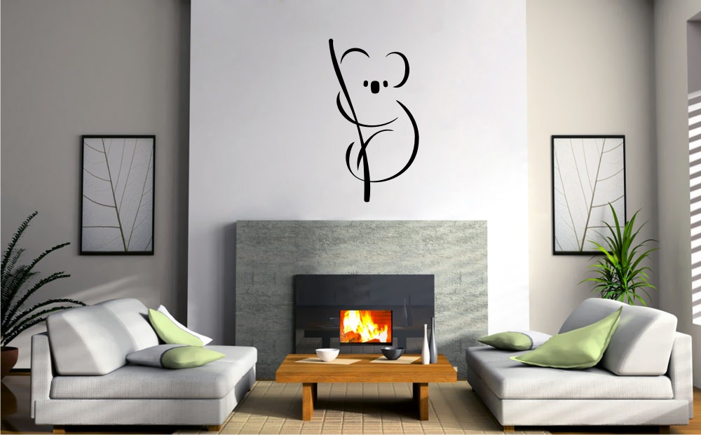 Koala Contours Sticker