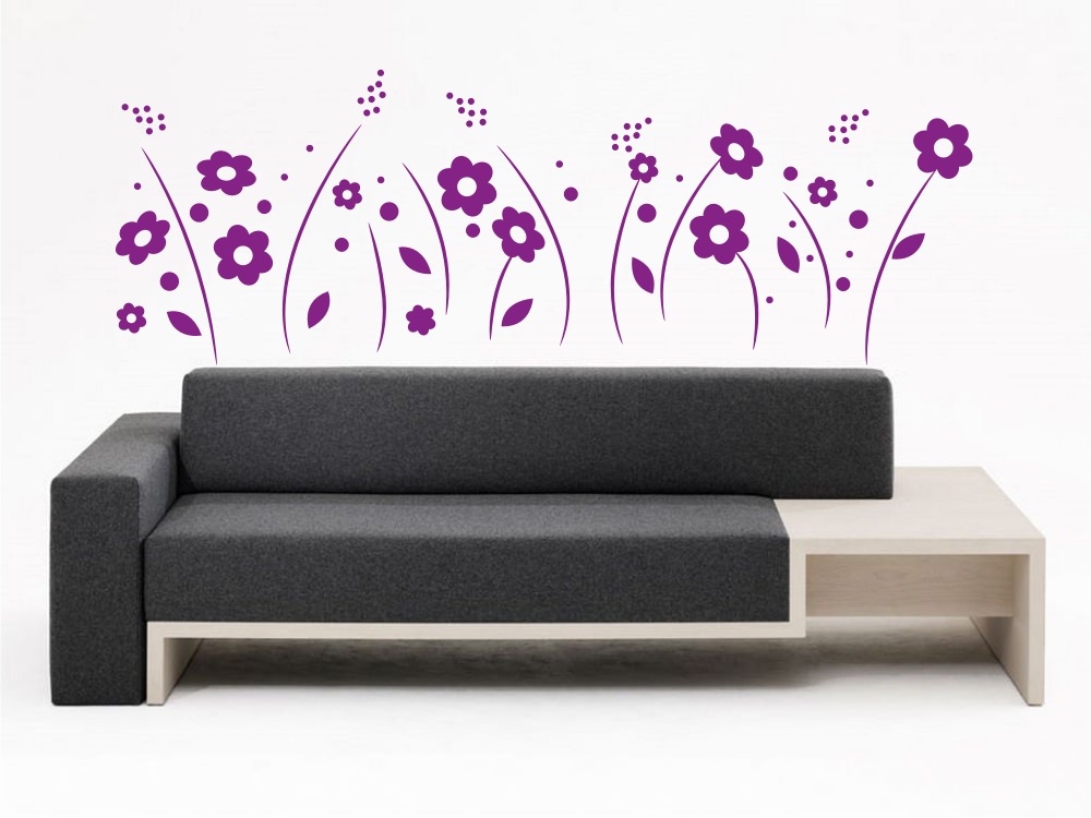 Grass and Flowers #1 Sticker