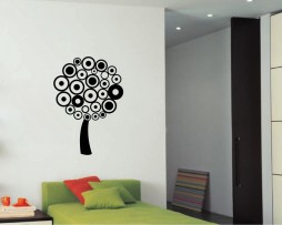 Tree from Circles Sticker