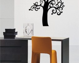 Curvy Branches Tree Sticker