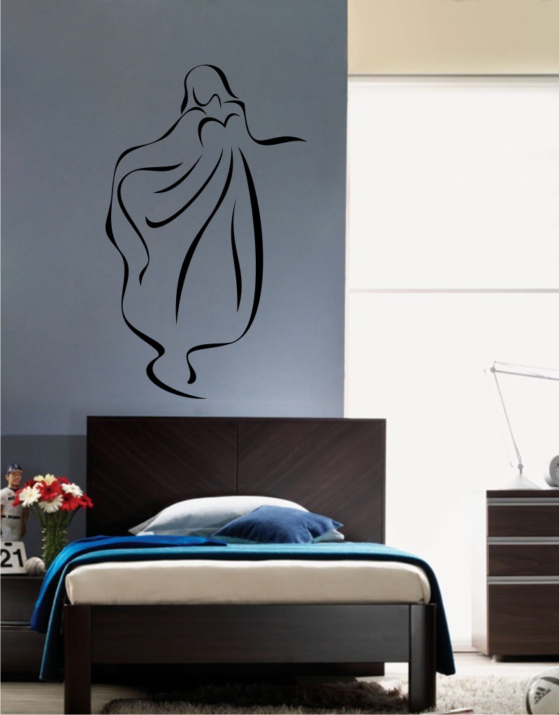 Woman in Long Dress Contour Sticker
