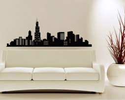 City Skyline Design Sticker