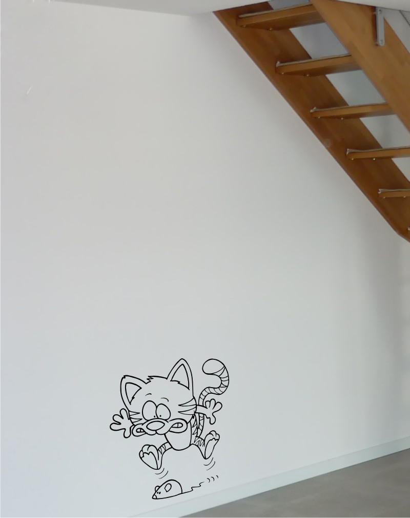 Scaredy Cat Sticker