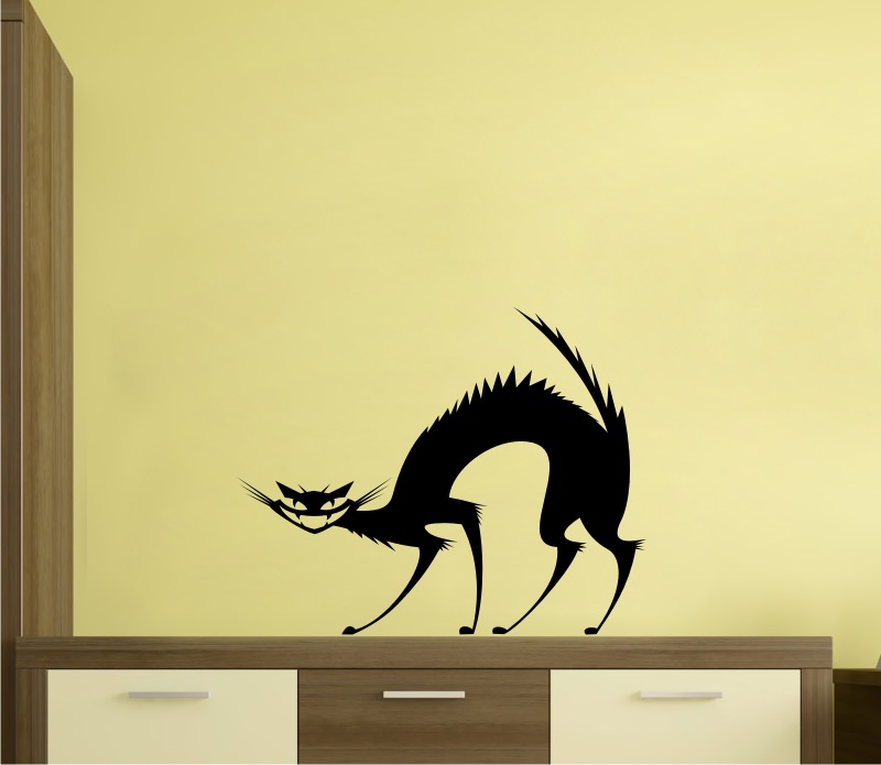 Frightful Cat Sticker
