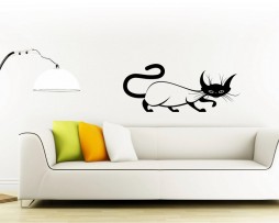 Contour Cat Design #3 Sticker