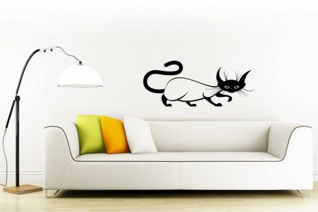 Contour Cat Design #3 Sticker