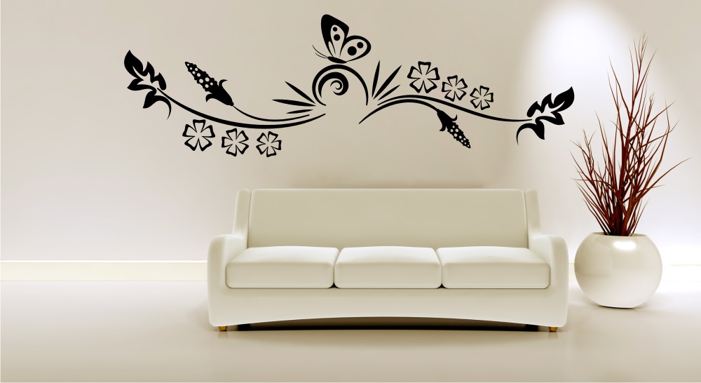 Butterfly Flower Design #29 Sticker