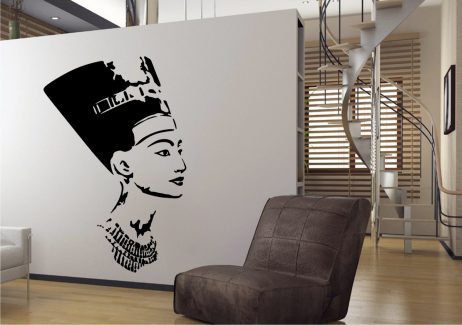 Queen Nefertiti Head Sticker