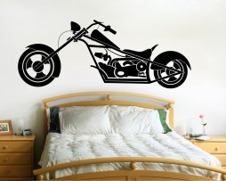 Motorcycle Chopper Sticker