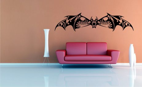 Scary Bat Design Sticker