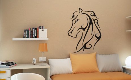 Abstract Horse Head Sticker