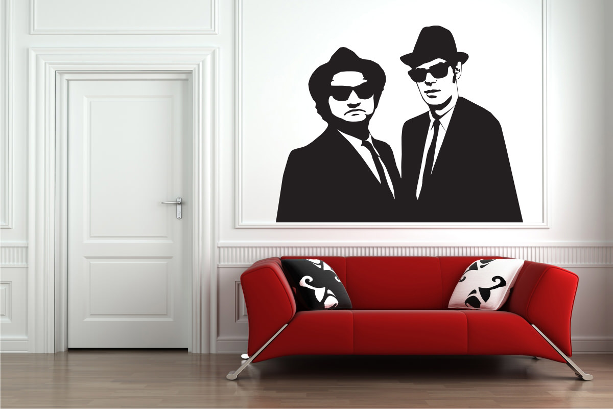 StickONmania.com | Vinyl Wall Decals | Blues Movie Sticker