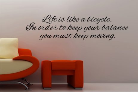 Life Is Like a Bicycle Sticker