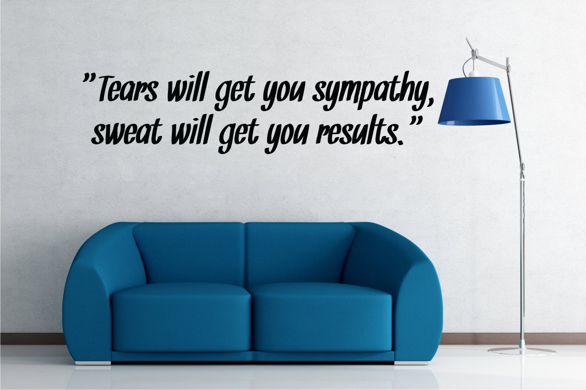 Sweat Will Get You Results Sticker
