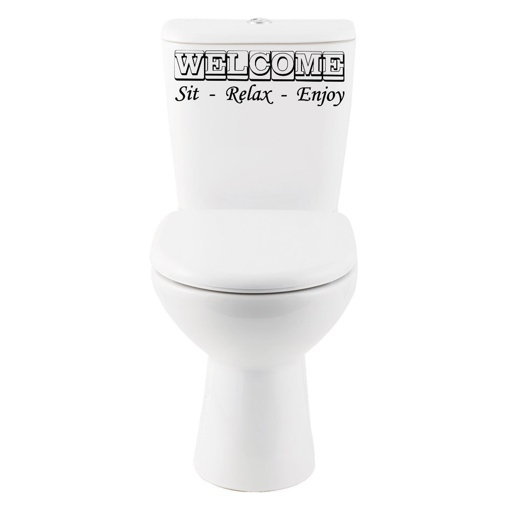 Welcome, Sit, Relax, Enjoy #4 Sticker