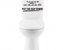 Put The Seat Down! Sticker