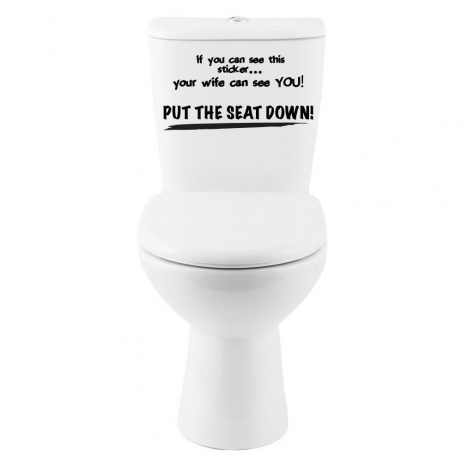 Put The Seat Down! Sticker